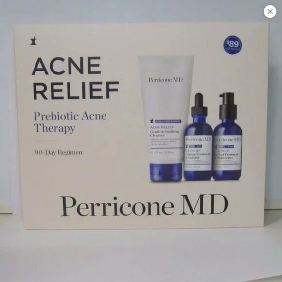 PERRICOME MD ACNE RELIEF PROBITIC ACNE THERAPY SET OF 3 PC - Picture 1 of 1